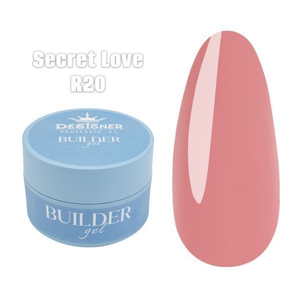 Моделюючий гель R20 - SECRET LOVE - Designer Professional Builder Gel, 30 мл 62559 фото