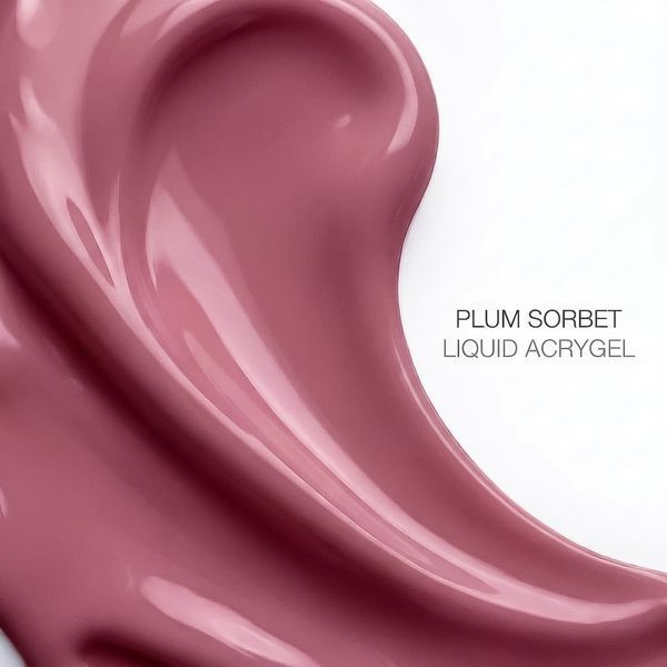 ZNS Liquid Acrygel №12 Plum Sorbet Рідкий Акригель для нігтів, 30 мл 43291 фото