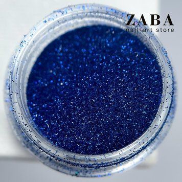 Песок для дизайна ногтей Velvet effect 016 синий 32176 фото