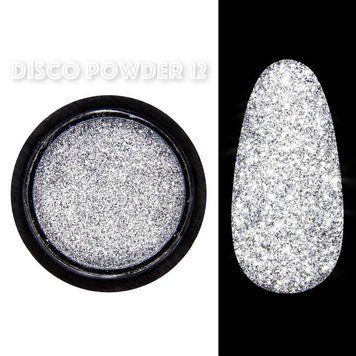 Designer Professional Disco powder №012 - Світловідбивна пудра чорна 62363 фото