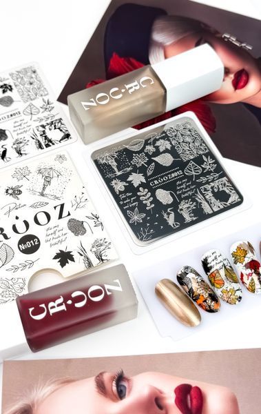 Пластина для стемпинга Crooz №012 ботаника, вдохновение, природа, арт 25107 фото