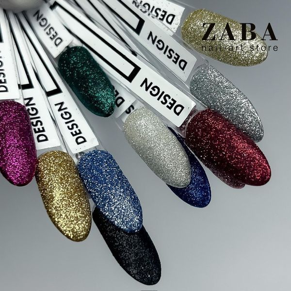 Песок для дизайна ногтей Velvet effect 016 синий 32176 фото