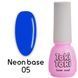 База для гель-лаку Toki-Toki Neon № 05, 5 мл 25353 фото 1