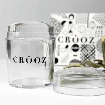 Штамп для стемпінгу Crooz прозорий силіконовий, з кришкою 25108 фото