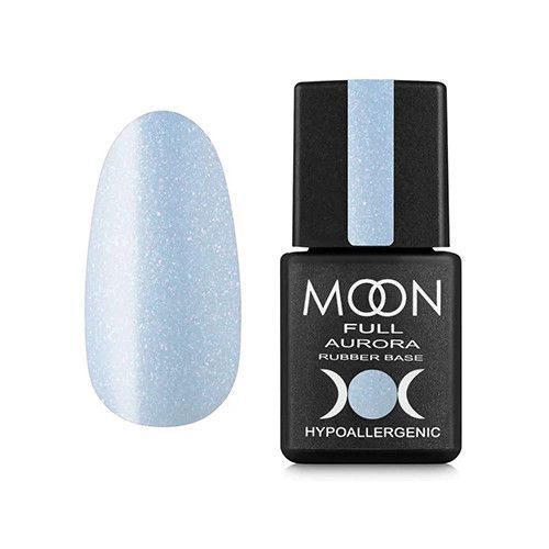 MOON FULL AURORA Shimmer rubber base 2009 - 8 ml 61181 фото