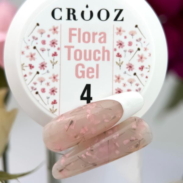 Crooz Flora Touch Gel №04 Гель для нарощення нігтів, 15 мл 25156 фото