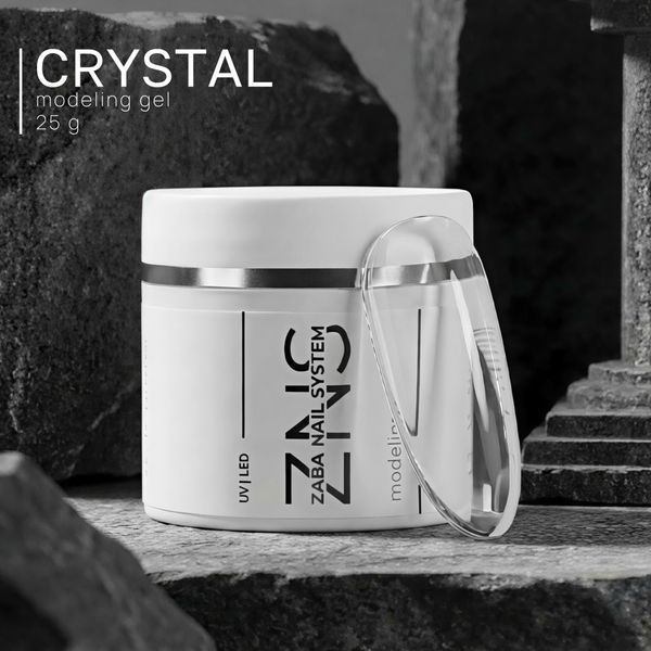 ZNS Гель для наращивания Modeling gel №001 Crystal, 25 г 1473 фото