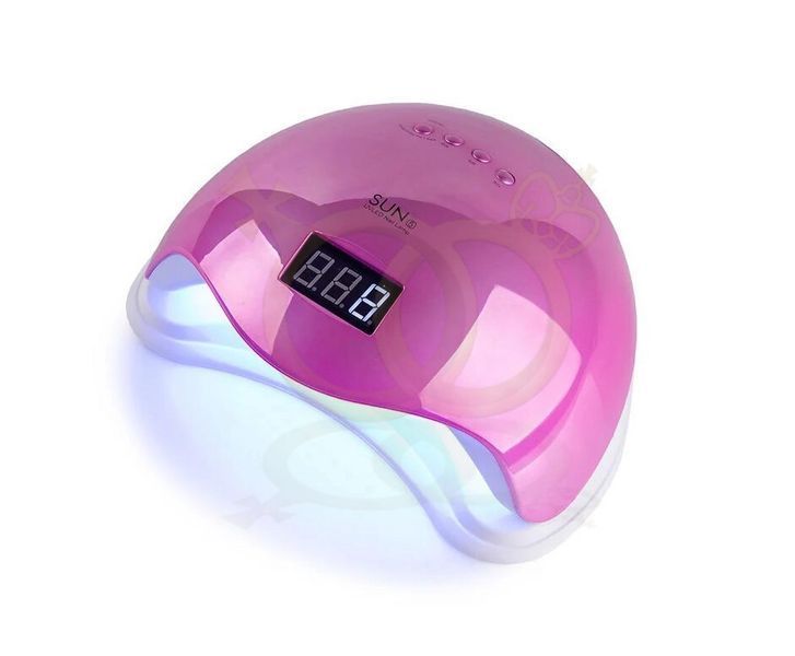 Лампа для ногтей Led/Uv Sun 5 plus 48 W розовая 24995 фото