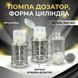Помпа-дозатор в форме цилиндра, прозрачная, 200 мл 22815 фото 1