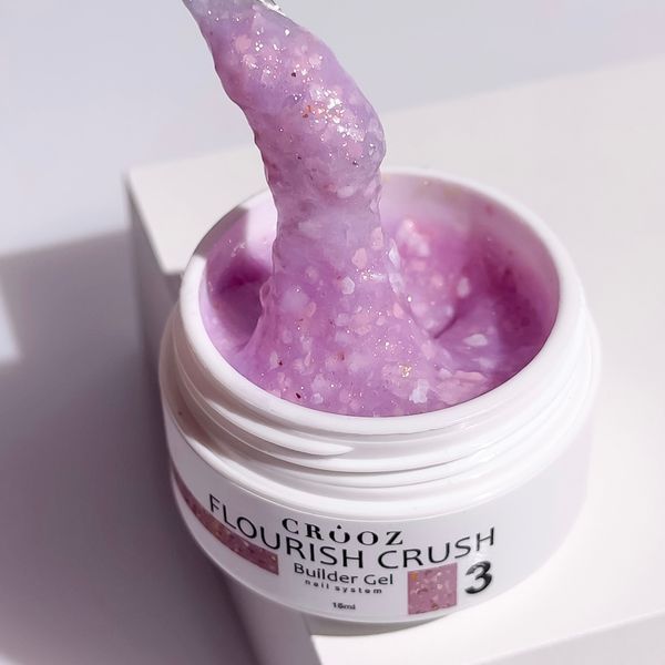 Crooz Flourish Crush Builder Gel №03 Гель для нарощування, 15 мл 25310 фото