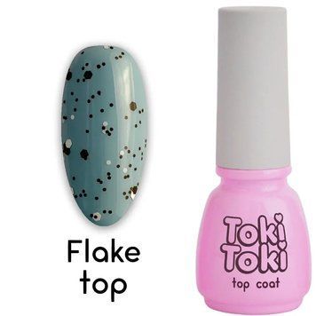 Топ без липкого шару Toki-Toki Flake Top, 5 мл 25356 фото