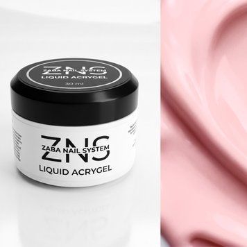 ZNS Liquid Acrygel №16 Peach Mousse Рідкий Акригель для нігтів, 30 мл 43295 фото