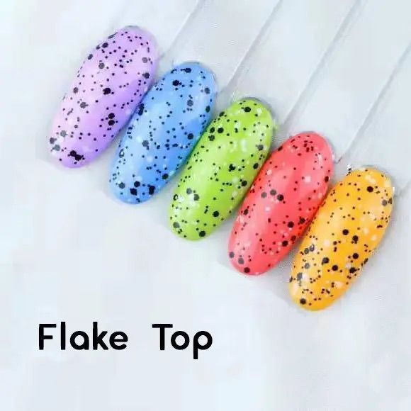 Топ без липкого слоя Toki-Toki Flake Top, 5 мл 25356 фото