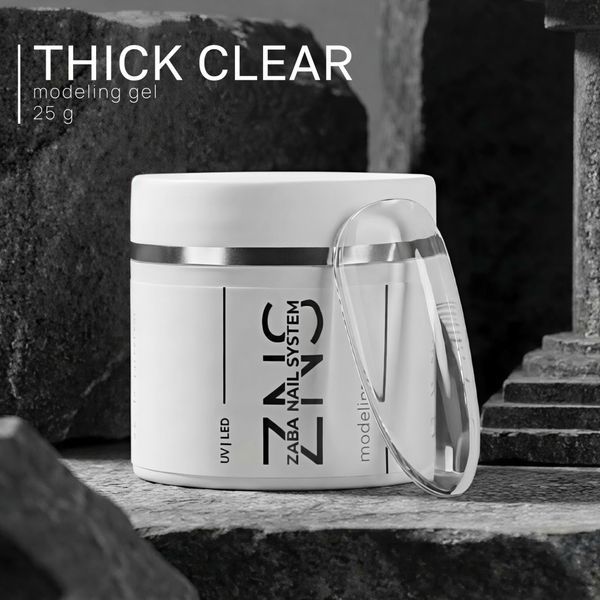 Гель прозорий Zaba professional Thick clear, 25 г 1476 фото