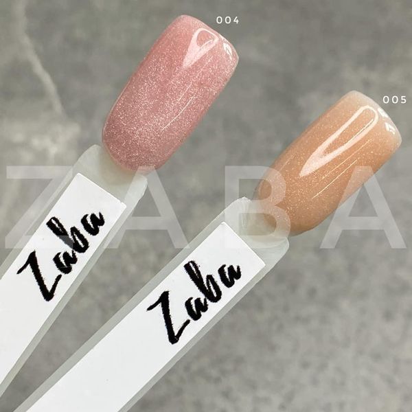 Полігель з шимером 004 Zaba Nail System, 15 г 5242 фото