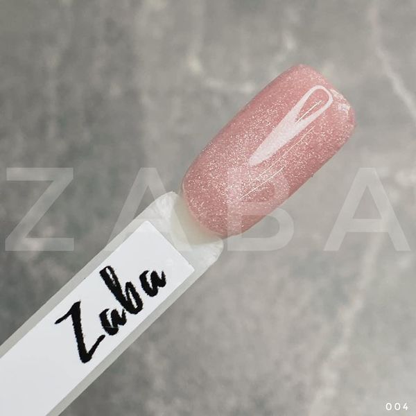 Полігель з шимером 004 Zaba Nail System, 15 г 5242 фото