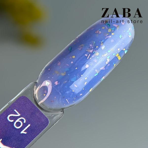 Designer Professional Yuki base 192 - Цветная база с хлопьями Юки, 9 мл 62639 фото