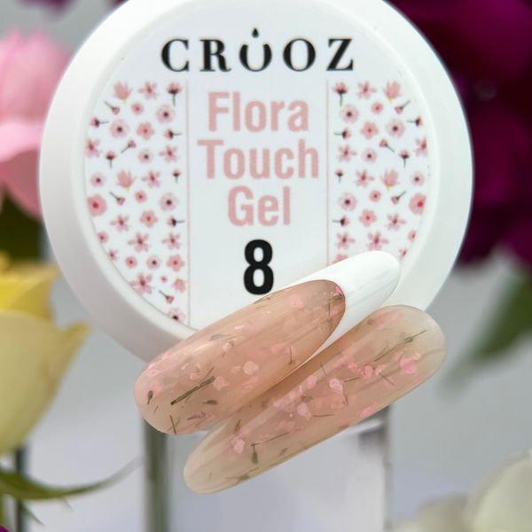 Crooz Flora Touch Gel №08 Гель для нарощення нігтів, 15 мл 25160 фото
