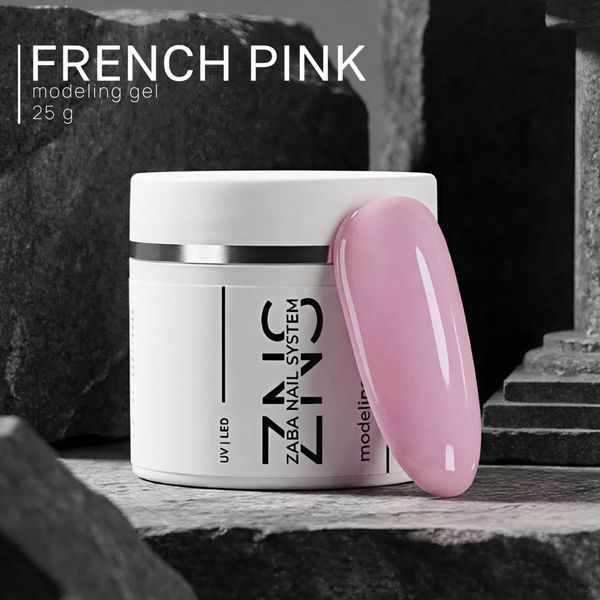 ZNS Гель для наращивания Modeling gel №008 French Pink, 25 г 1536 фото