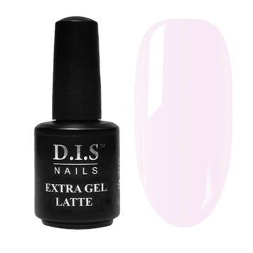 D.I.S Nails EXTRA COVER LATTE GEL - Рідкий гель з пензликом, 15 мл 13246 фото