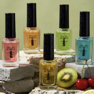 Олія для кутикули Zaba Nail System, набір із 5 штук по 12 мл (скло) 24937 фото