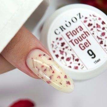 Crooz Flora Touch Gel №09 Гель для нарощення нігтів, 15 мл 25161 фото