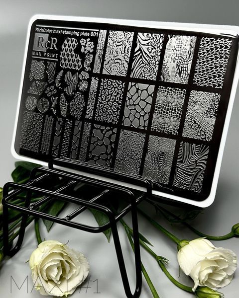 Пластина для стемпінгу велика MAX PRINT RcR-01 70056 фото