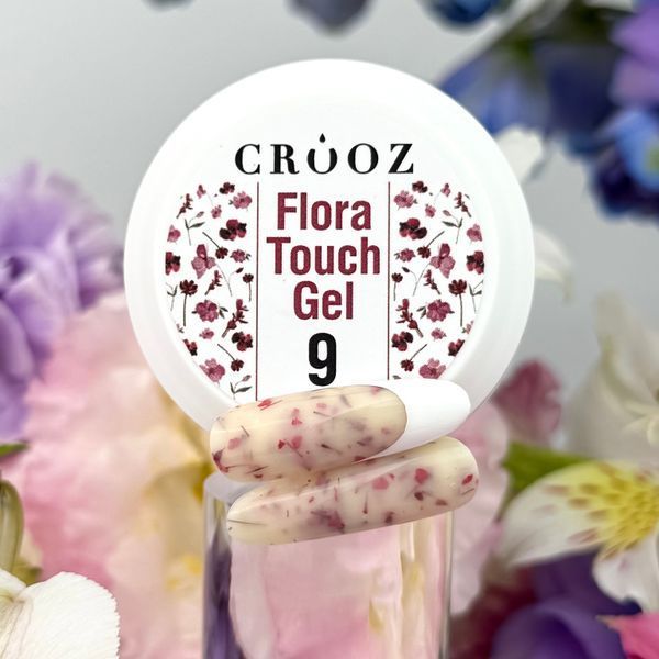 Crooz Flora Touch Gel №09 Гель для нарощення нігтів, 15 мл 25161 фото