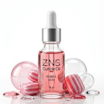 ZNS Cuticle Oil Bubble Gum Олія для кутикули Жуйка, 10 мл 43300 фото