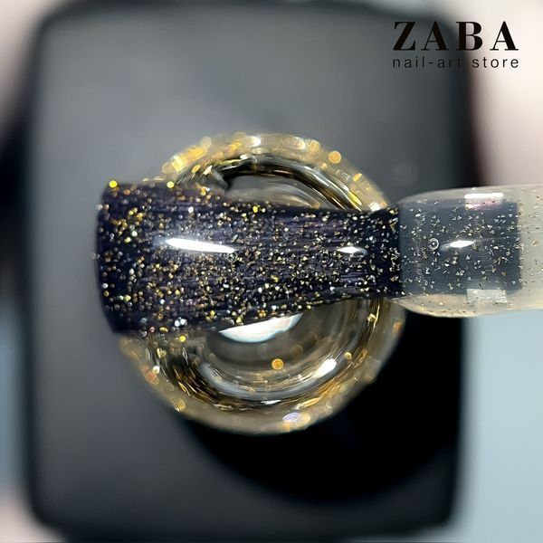 Світловідбиваючий топ без липкого шару Gold (золото) Global Fashion, 12 мл 5918 фото