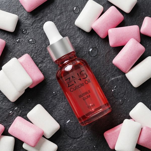 ZNS Cuticle Oil Bubble Gum Олія для кутикули Жуйка, 10 мл 43300 фото
