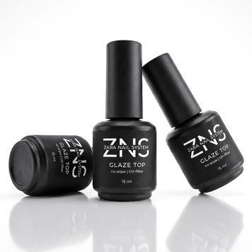 ZNS UV Top No Wipe Glaze Топ без липкого шару, 15 мл 62079 фото