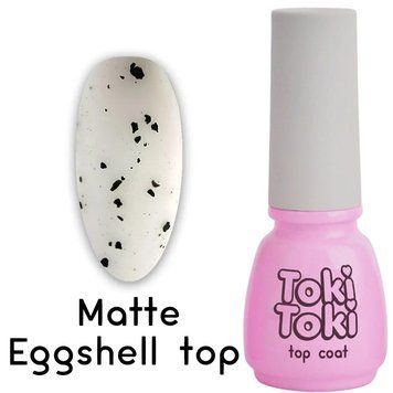 Топ без липкого шару Toki-Toki Matte Eggshel Top, 5 мл 25362 фото