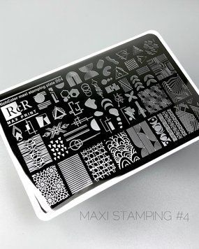 Пластина для стемпінгу велика MAX PRINT RcR-04 70059 фото