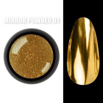 Designer Professional Mirror powder №001 (Золото) - Зеркальная втирка 62340 фото