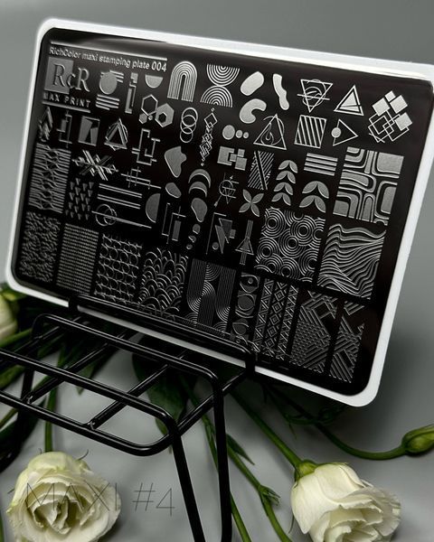 Пластина для стемпинга большая MAX PRINT RcR-04 70059 фото