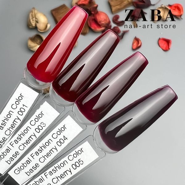 Global Fashion Каучукова база 003 Color Cherry 8 мл 11450 фото