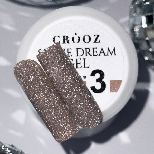 Crooz Світловідбивний гель для нігтів Shine Dream Gel №003 15 мл 25067 фото