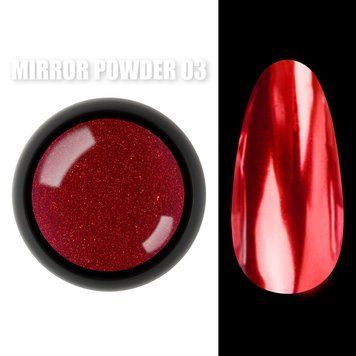 Designer Professional Mirror powder №003 (Красная) - Зеркальная втирка 62342 фото