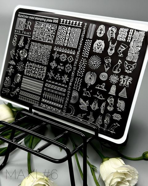Пластина для стемпінгу велика MAX PRINT RcR-06 70061 фото