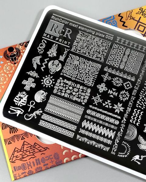 Пластина для стемпінгу велика MAX PRINT RcR-06 70061 фото