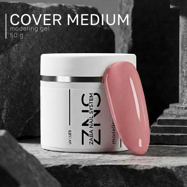 ZNS Гель для нарощування Modeling Gel №006 Cover medium, 50 г 2203 фото