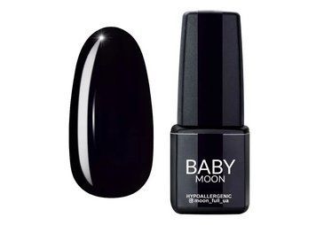 Гель-лак Baby Moon Midnight Gel polish, 6 мл №07 (глибокий чорний) 7745 фото