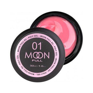 Полігель для нігтів MOON FULL POLY GEL 15ml - №001 62092 фото