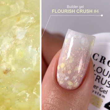 Crooz Flourish Crush Builder Gel №04 Гель для нарощування, 15 мл 25311 фото