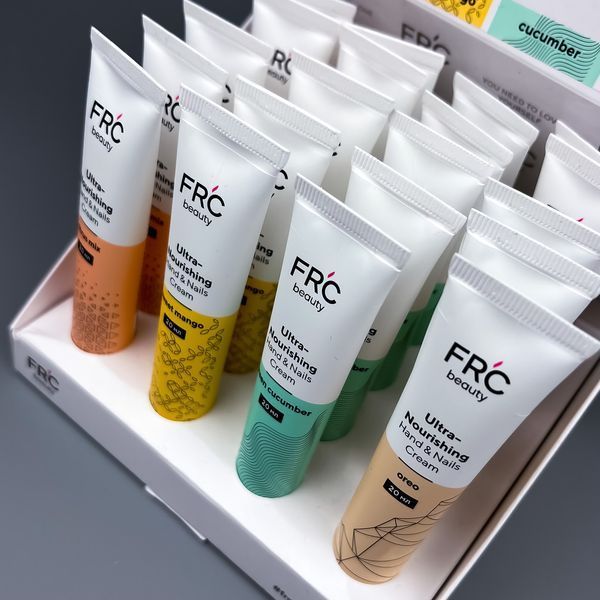Крем для рук ногтей увлажняющий FRC Beauty MIX, 20 шт по 20 мл 7392 фото