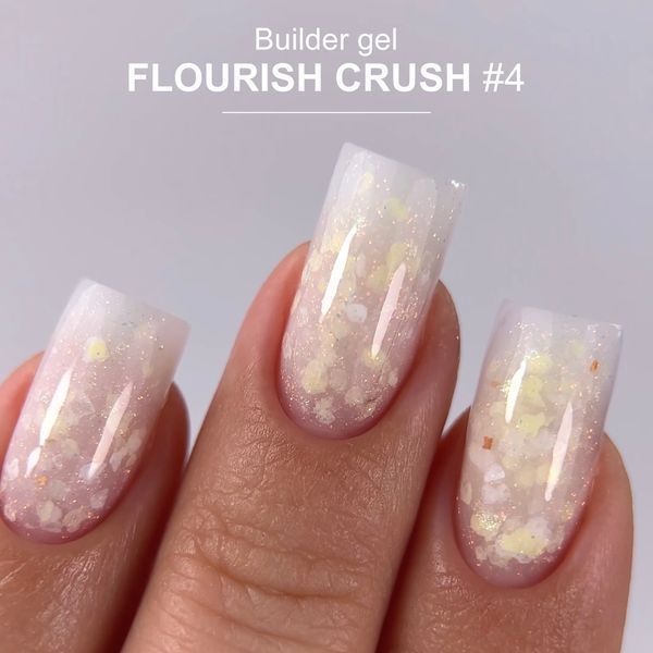 Crooz Flourish Crush Builder Gel №04 Гель для нарощування, 15 мл 25311 фото