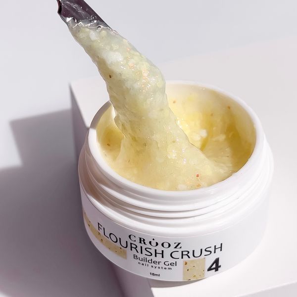 Crooz Flourish Crush Builder Gel №04 Гель для нарощування, 15 мл 25311 фото