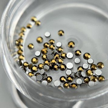 Стрази (скло) Aurum Gold SS3, 100 шт 3-38-100 фото