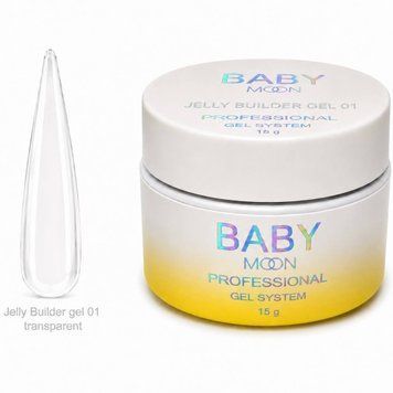 Гель‑желе Baby Moon Jelly Builder Gel №01, 15 мл 53266 фото